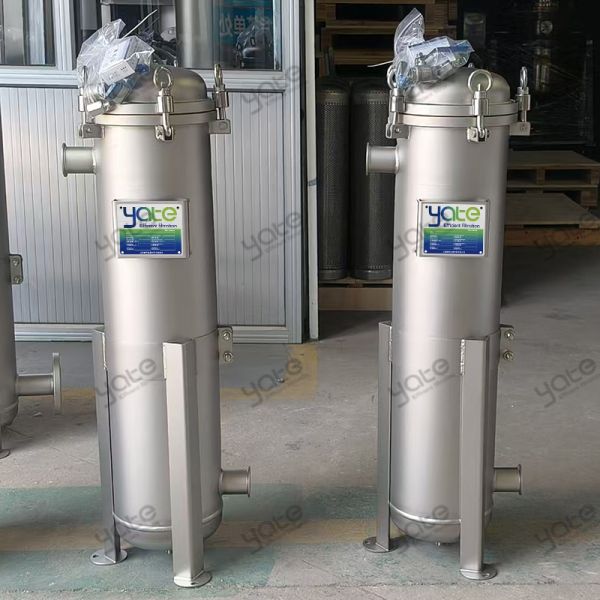 Stainless Steel Single Bag Filter Chemical Paint Liquid Filtration