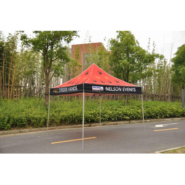 10 * 10' Promotional Trade Show Tents Aluminum Frame Full Color Digital Printing