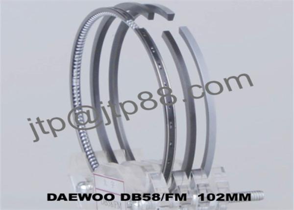 Cast Steel Engine Piston Rings DB58 For Excavator Spre Parts 65.02503-8058 Korea Daewoo
