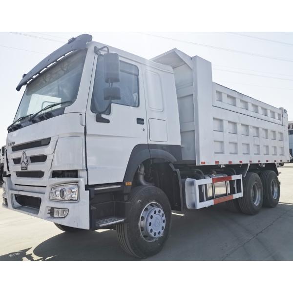 Sinotruk HOWO Used Tri Axle Dump Trucks 6x4 Used Tipper Trucks 375HP