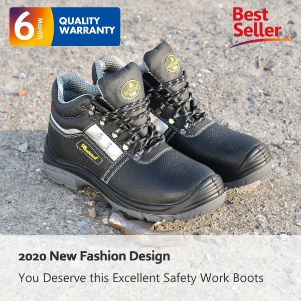 SAFETOE Safety Shoes Work Boots PU Unisex Womens Steel Toe Boots