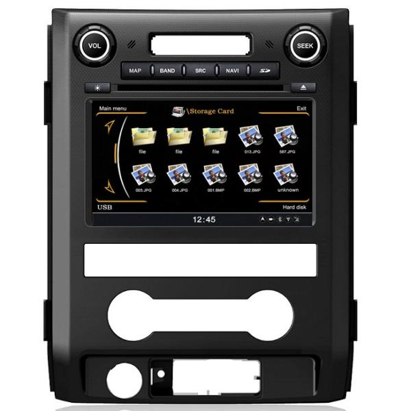 Ouchuangbo China auto HD video for Ford F150 with Bluetooth phonebook 1080P Steering wheel control autoradio OCB-222