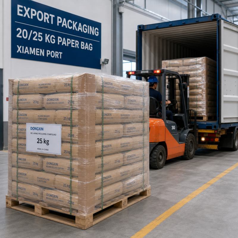 Hot Compressing Melamine Moulding Compound Excellent Electrical Properties