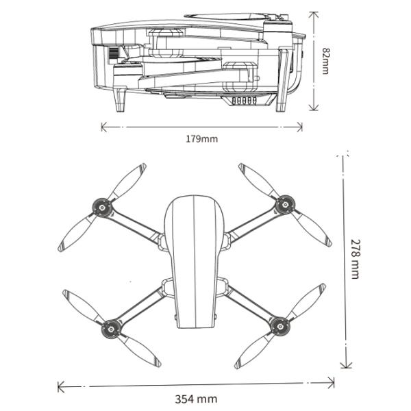 Коммерческие дроны Профессиональная камера 4K 32 мин.