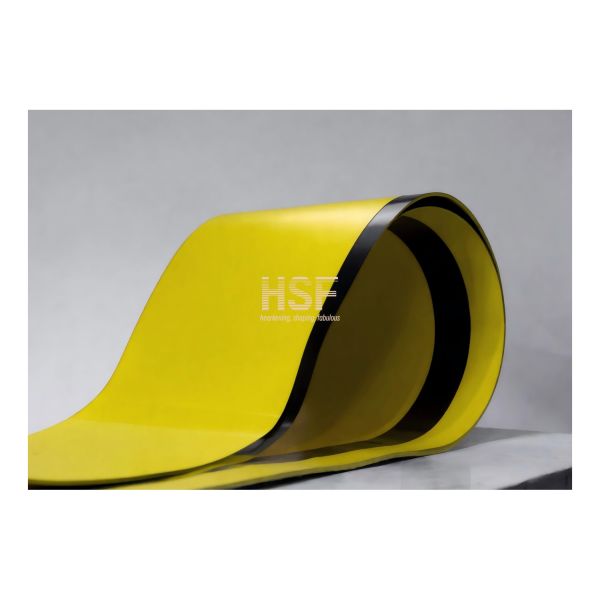 80μm Base Film 25μm Emboss Depth Yellow-Black Dual-Color CPP Film for High-End Stationery & Industrial Marking