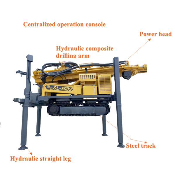 Low Maintenance Industrial Borehole Drilling Machine Construction Efficiency