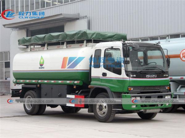 sistema distribuidor de óleo de 10000L Isuzu Fuel Delivery Truck With Censtar Tokheim
