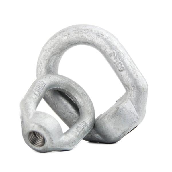 Indústria Geral Forjado Aço Elétrico Polar Hardware Oval Eye Nut com padrão DIN