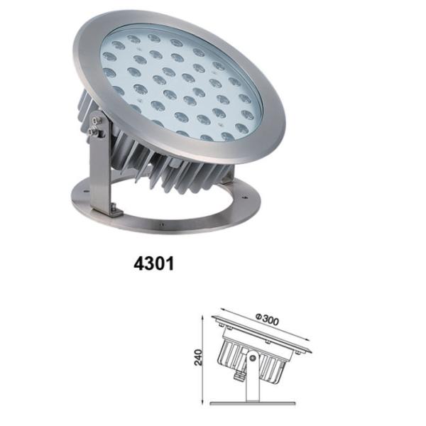 Водонепроницаемое 48W светодиодный светодиодный светодиодный бассейн свет с нержавеющей стали литьевой корпус