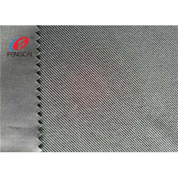 連結のスポーツ・ウェアの帯電防止物質的なよこ糸によって編まれる生地の灰色のあや織りの生地