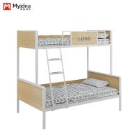 Prise en charge de la personnalisation cadre en fer robuste dortoir étudiant lit pour chambre et appartement haute durabilité