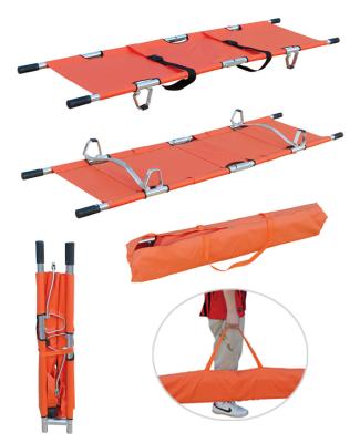 Small Size 13 Cm Folding Mortuary Stretcher Trolley