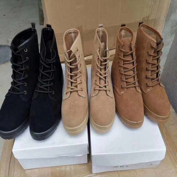 Black beige khaki Womens Casual Ankle Boots size 35-40 size