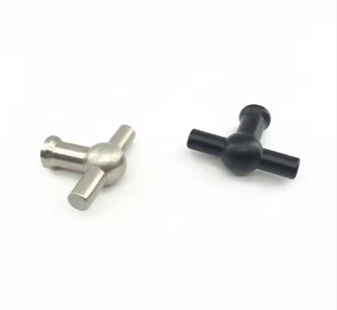 Modern Black Dresser Kitchen Cabinet T-Bar Pull Handle Factory Custom Zamak Material for Wardrobe Drawer Home Decoration