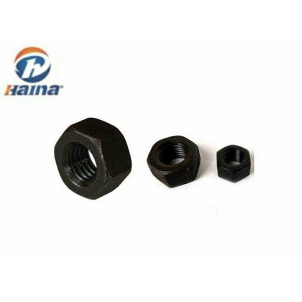 DIN934 Carbon Steel Gr 8.8 2H Hex Head Nuts Dia 16 With Black Surface Treatment