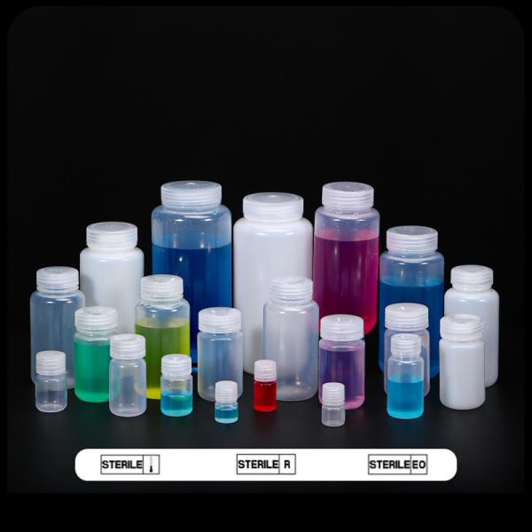 Biological PP Wide Mouth Reagent Bottle Screw Cap for Laboratory