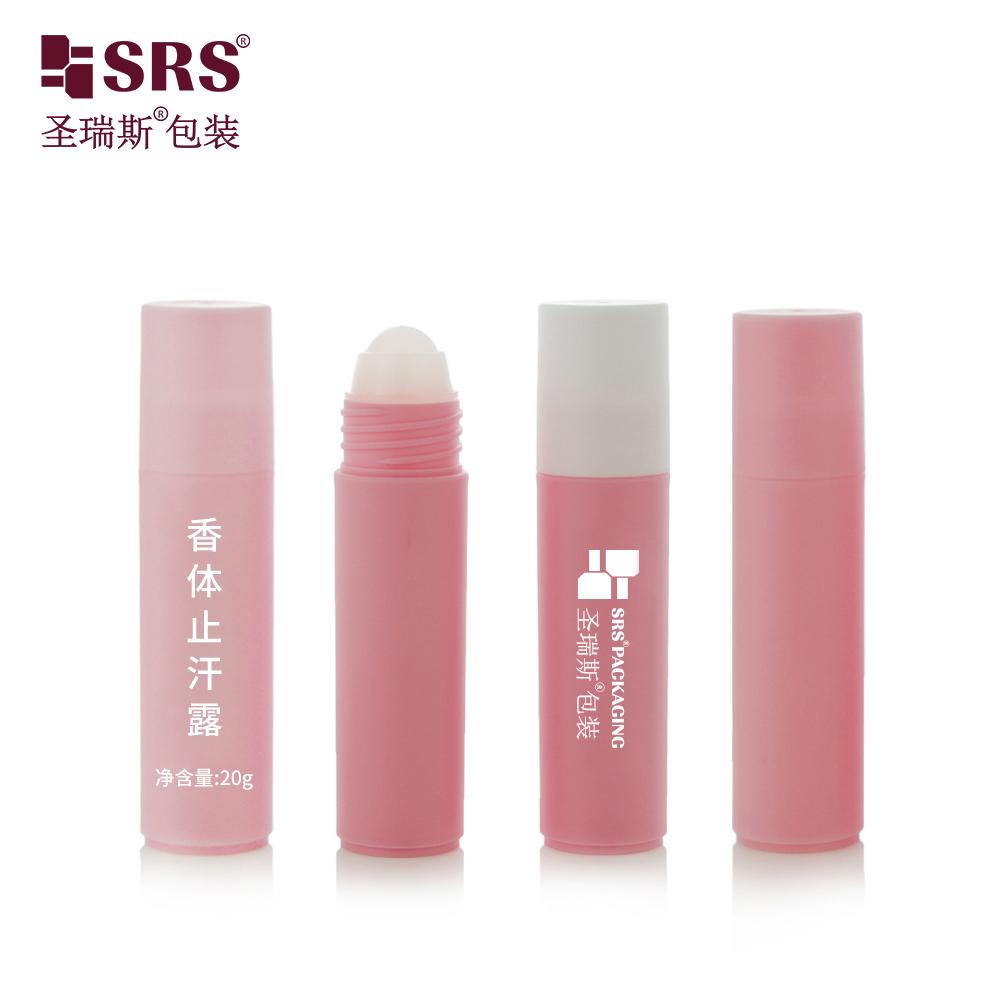 RPPF 18ML Injection Custom Color Matte Finished Roll On Deodorant Bottle