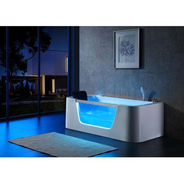Spa Massage Bathtub With Front Led Glass