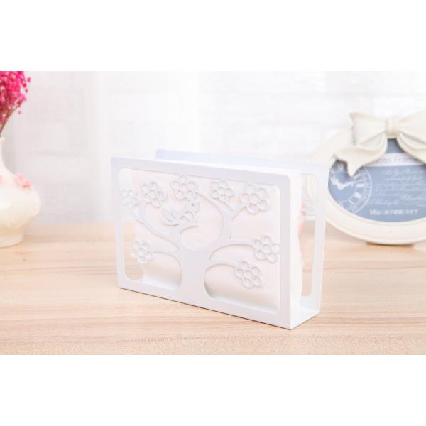 Support écologique de serviette en métal de restaurant, support de serviette de papier 15 x 4 x 10 cm