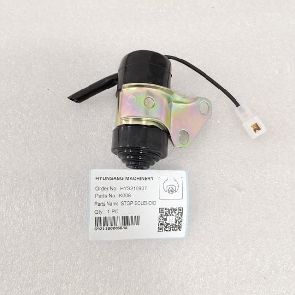 Kubota Stop Solenoid For K008 Excavator Electrical Parts 14Y-22-35511