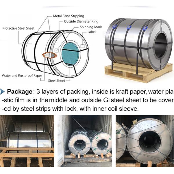 Холоднопрокатное Astm 304 горячих окунутых гальванизированных стальных катушки оцинковывает покрытый
