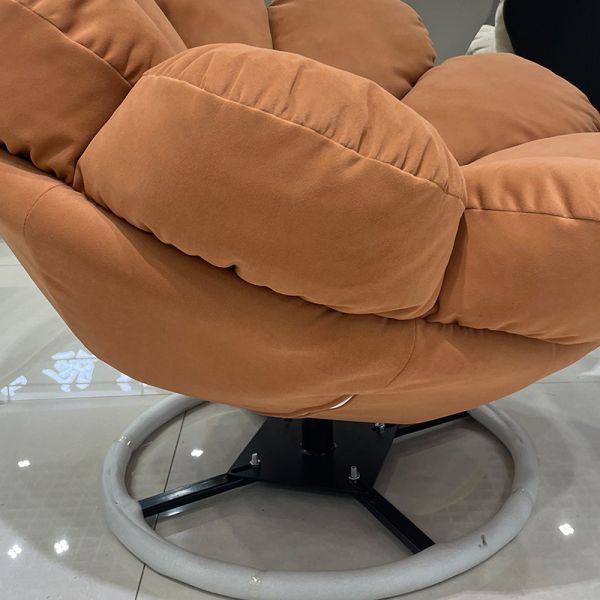 Creative Flower Shaped Modern Eco-Friendly Accent Sofa Chair Bedroom Balcony Dining Lazy Leisure Rotating Recliner Lounge Single