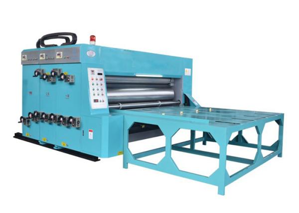 Corrugated Carton Box Printing Slotting Machine With Doctor Blade