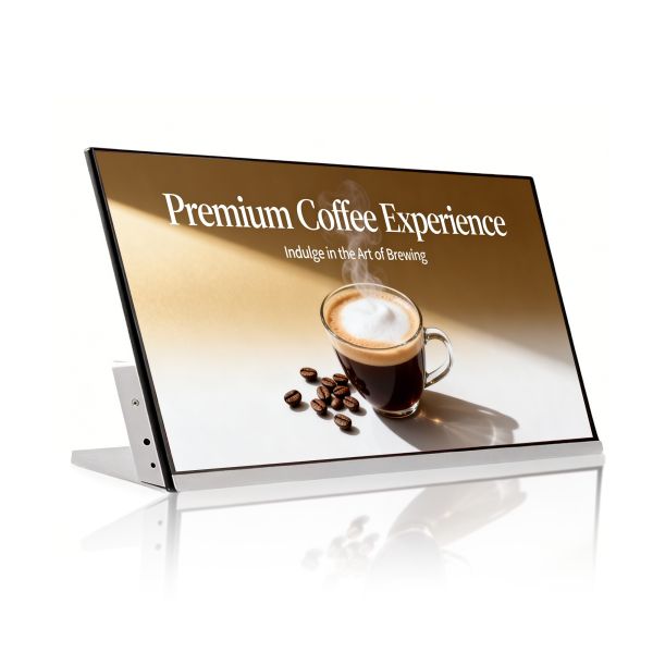 23.8 Digital Menu Board Wall Mounted Smart Advertising Display Electronic Restaurant Screen WiFi Cloud