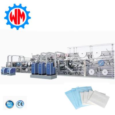 High Efficiency Underpad Making Machine Easy Operation Customized