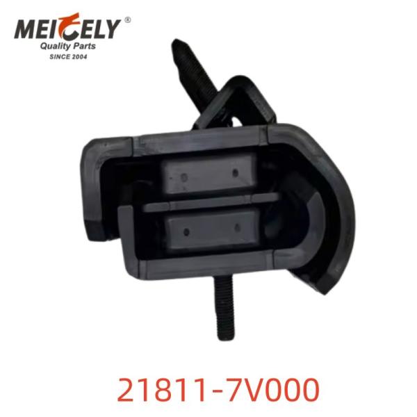 Auto Engine Parts Rubber Engine Mount 21811-7V000 For Excavator Car Bus