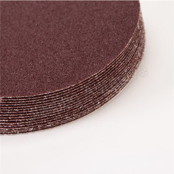 300mm 350mm RED Hook Loop Sandpaper for Epoxy Floor Grinding Cement Wall Sanding Disc