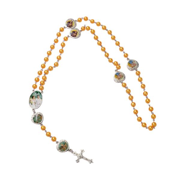 Custom Rosary Necklace Jewellery Blanks Sublimation Blank Rosary Beads Necklace