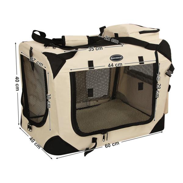 FEANDREA Waterproof Soft Dog Carrier Purse Space Saving For Pet Transportation