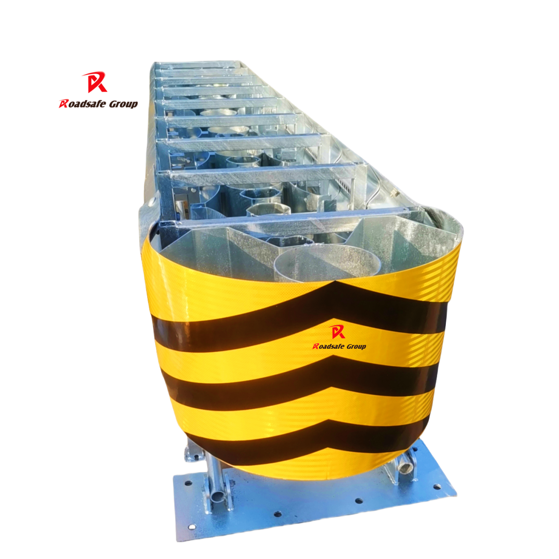 5meter 5720x760x850mm TA TB Level High Speed Anti-Collision Pad Highway Crash Pad with Reflective Warning Tapes –Safety Barrier