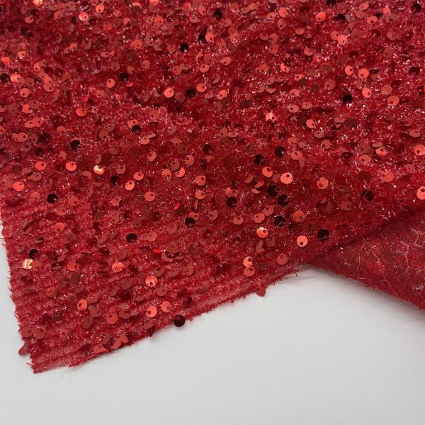 Garment Sequins Glitter Embroidery Fabric M18-001