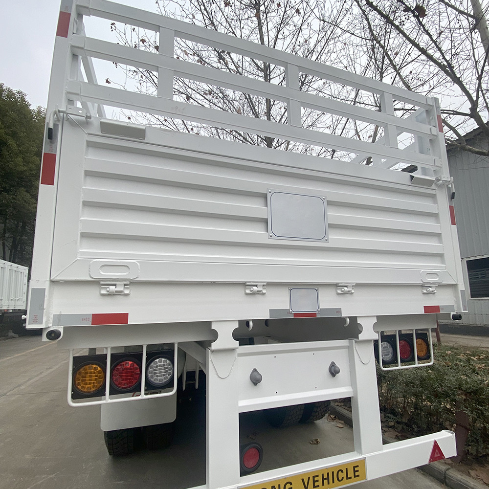 Customers Optional CIMC HUAJUN Semi-Trailer for Strong Fence Trailers 60tons 80tons