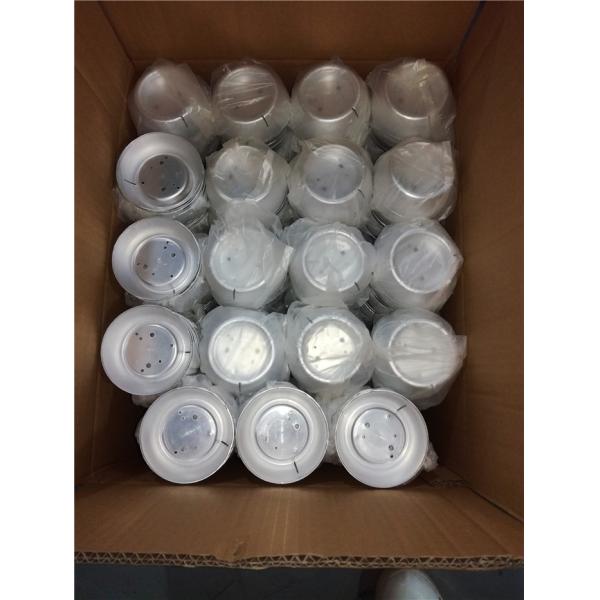 La taza ligera llevó las piezas profundamente dibujadas, grueso de aluminio de la cavidad 0.5m m de la fila de la embutición profunda una