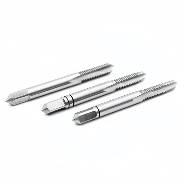 DIN351 UNC Straight HSS Machine Taps For Nodular Cast Iron , Fully Ground Thread Cutting Taps
