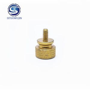 Anodized Aluminum Hand Tightening Screw, Non-Standard Fastener