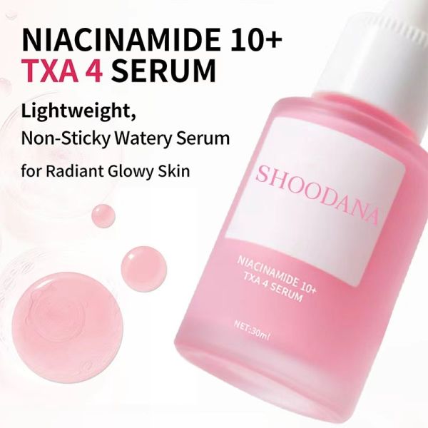OEM/ODM Hot Sale Organic Niacinamide 10 + TXA 4 Vitamin C Anti-Wrinkle Hyaluronic Acid Facial Serum Skin Care Glass Skin