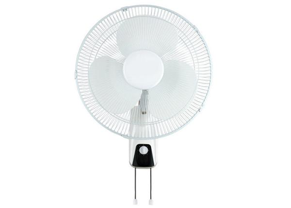 120V 60Hz 60W Grow Room Wall Fans With 4 Blade Matellic Safety Grill High Wind