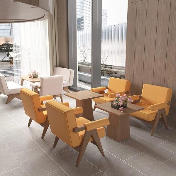 Five Star Hotel Lobby Furniture Negotiation Sofa Table And Chair Set