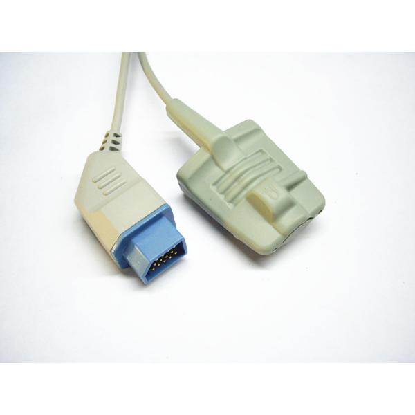 Nihon Kohden TL-201T Soft Rubber Reusable Spo2 Sensor With Rect 14Pin Connector
