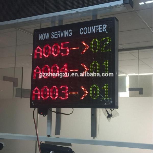 Bank/Hospital/Clinic Service Counter 15.6 inch Wall Mount Wireless Queue Management Token Numbering Display Q System