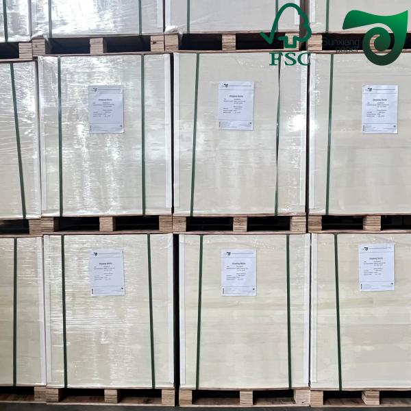 FSC 635mm×914mm Waterproof C1S Art Food Wrapping Paper For Takeaway Boxes