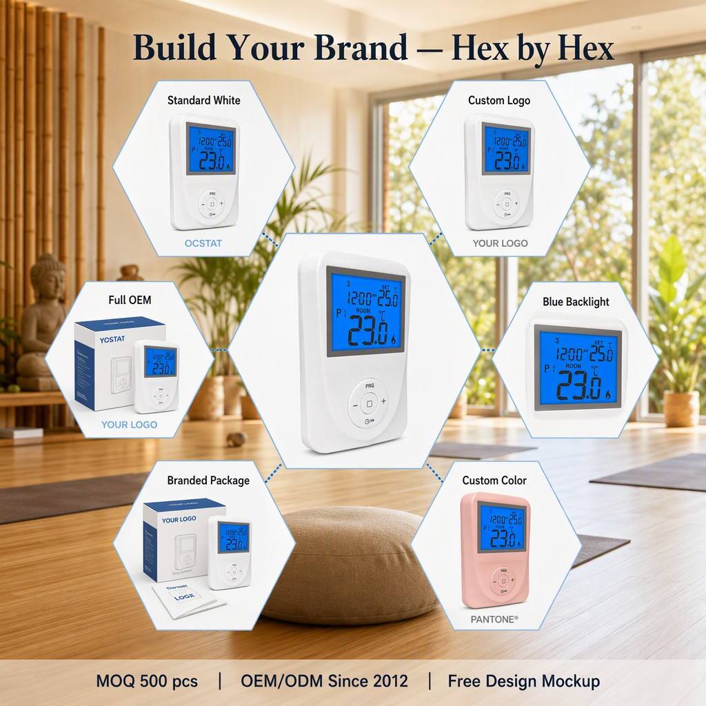 Switchable Current 6 A 2 A Inductive Load Room Heating 7 Day Thermostat Temperature Controller Raised Flooring Panel 130 X 86 X 28 Mm Without Holder Durable Modular Floor System