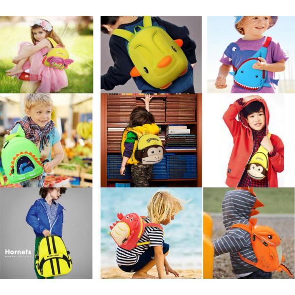 Green Kids Toddler Backpack Dinosaur Backpacks For Kids 2 - 8 Years Old