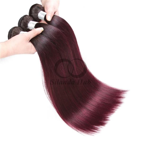 #T1B/99J Straight Remy Human Hair Bundles Sew In Weave Bundles Brazilian Bundle Deals