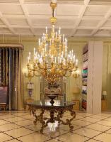 OEM ODM Metal Candle Chandelier Customizado Candelabra de ouro Chandelier