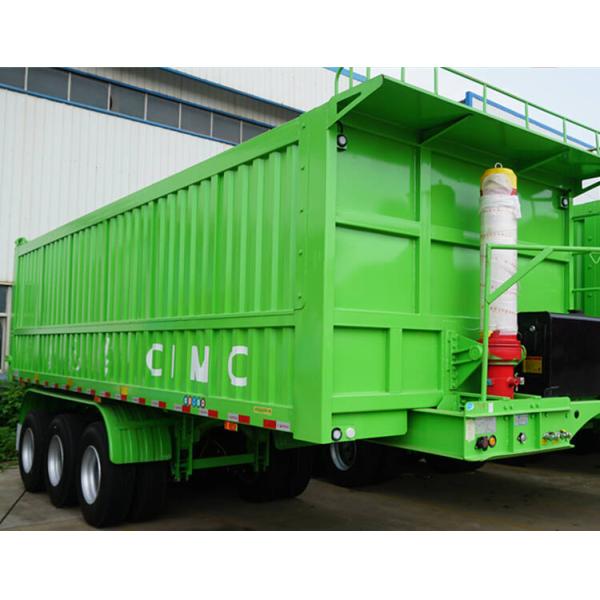 Sand Gravel 3 Axle 60Ton 9000MM Box Trailer Tipper